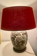 Chinese blauwe Kruiklamp met Rode Kap, Ophalen, Gebruikt, Stof