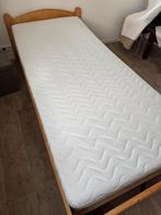 Eenpersoonsbed, Huis en Inrichting, Slaapkamer | Matrassen en Bedbodems, Ophalen, 90 cm, Eenpersoons, Zo goed als nieuw