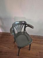 Eetkamerstoelen, 8 stuks houten café stoeltjes, Huis en Inrichting, Stoelen, Gebruikt, Verzenden, Vintage, Grijs
