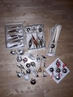 Oude kerstballen met piek., Ophalen of Verzenden, Gebruikt