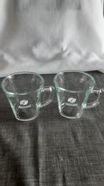 NESCAFE glazen, 2 stuks, Ophalen of Verzenden, Zo goed als nieuw, Bierglas