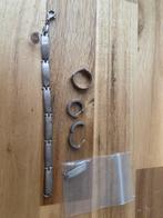 Zilveren esprit sieraden retro, Sieraden, Tassen en Uiterlijk, Armbanden, Ophalen of Verzenden, Gebruikt, Zilver