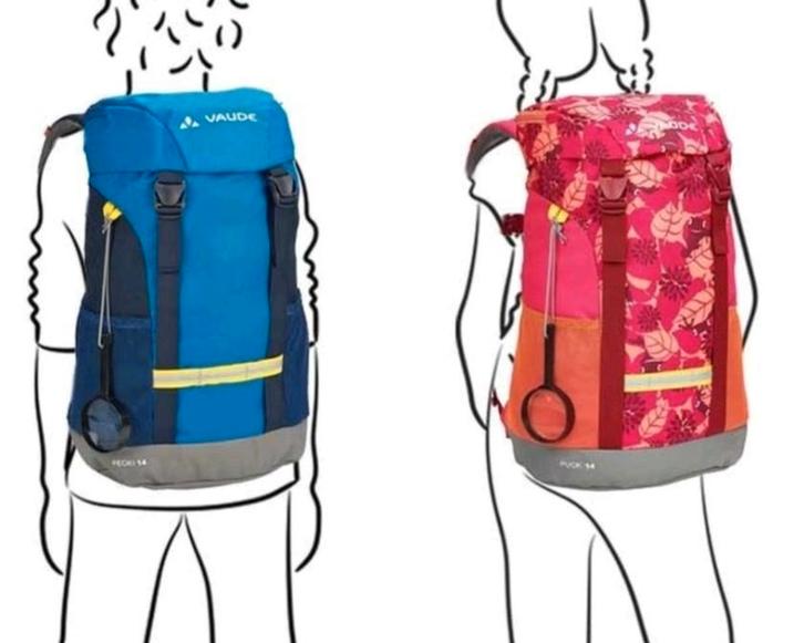 Vaude Kinderrugzakken (2x 14L) ideaal voor Herfstvakantie!, Kinderen en Baby's, Kindermode-accessoires, Zo goed als nieuw, Ophalen of Verzenden