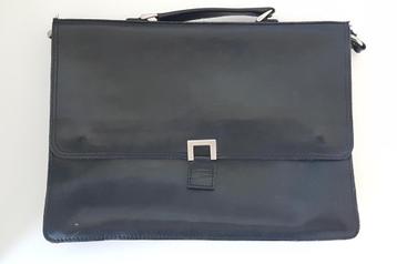 Zwart leren schoudertas Bijenkorf beschikbaar voor biedingen