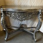 Brocante Sidetable - 109 x 42 cm - Handgemaakt - TTM Wonen, Huis en Inrichting, 100 tot 150 cm, Www.ttmwonen.nl, Nieuw, Ophalen of Verzenden