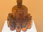 Apothekers potjes 9 stuks bruin, Antiek en Kunst, Ophalen of Verzenden