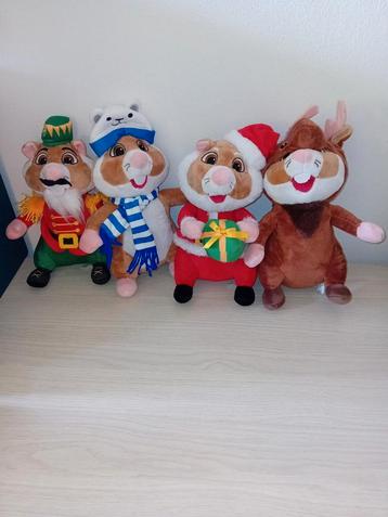 4 leuke kerst AH hamsters beschikbaar voor biedingen