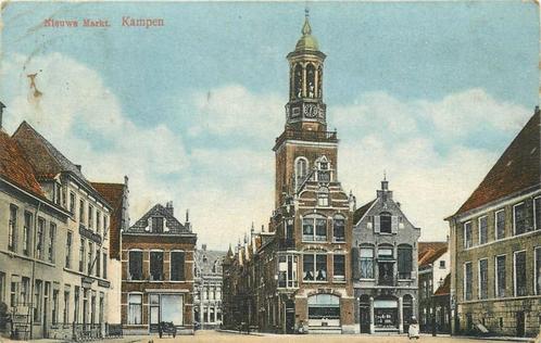 (387-036-031) Kampen Nieuwe Markt, Verzamelen, Ansichtkaarten | Nederland, Overijssel, Voor 1920, Verzenden