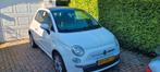 Fiat 500 1.4 16V 73KW C 2008 Wit, Auto's, Voorwielaandrijving, Zwart, 4 cilinders, 4 stoelen