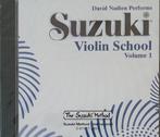 Bladmuziek / CD SUZUKI VIOLIN SCHOOL VOLUME 1, Overige genres, Les of Cursus, Nieuw, Ophalen of Verzenden