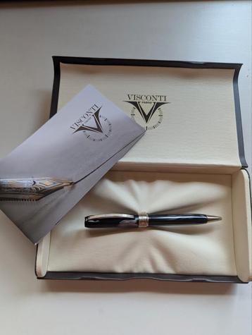 Nieuwe Visconti pen 'Rembrandt' gemêleerd zwart wit beschikbaar voor biedingen