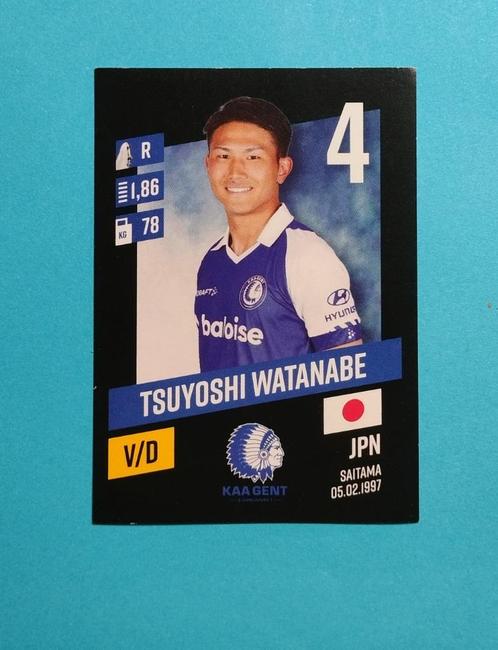 Panini Tsuyoshi Watanabe sticker - Pro League, Verzamelen, Stickers, Zo goed als nieuw, Overige typen, Verzenden