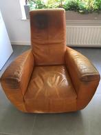 Design fauteuil Gerard van den Berg, Type Longa cognac kleur, Huis en Inrichting, Fauteuils, Ophalen, 75 tot 100 cm