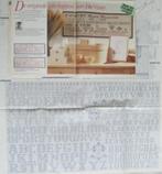 Borduurpatroon   Merklap  nr 5302 90, Verzenden, Nieuw, Handborduren, Patroon