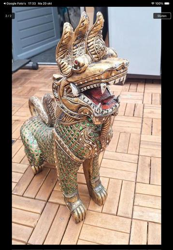 Beeld. Foo Dog/thai/chinees/boeddha/tempelwachter beschikbaar voor biedingen