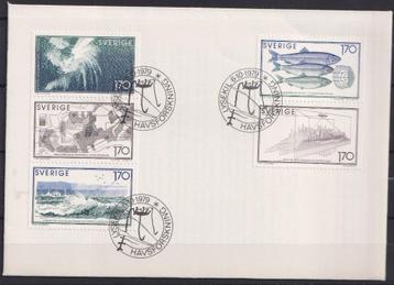 Zweden 1979 FDC Diverse schilderijen vissen natuur beschikbaar voor biedingen
