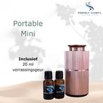 Complete set met aroma Portable Mini Rose Goud Geurmachine, Hooijdonkseweg 8A Breda, Ophalen of Verzenden, Info@perfectscents.nl