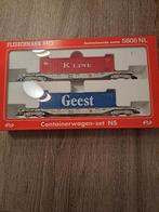 Fleischmann HO Containerwagenset NS 5808 NL, Hobby en Vrije tijd, Modeltreinen | H0, Gelijkstroom, Fleischmann, Wagon, Ophalen of Verzenden