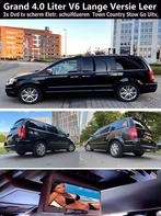 Luxe Grand Town Country 4.0i Stow & Go 7p. Leer Tv Inr Mog, Auto's, Chrysler, 450 kg, USB, Grand Voyager, 1848 kg