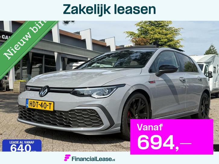 Volkswagen Golf 2.0 TSI GTI pano 2024, Auto's, Volkswagen, Bedrijf, Lease, Financial lease, Golf, ABS, Achteruitrijcamera, Adaptive Cruise Control