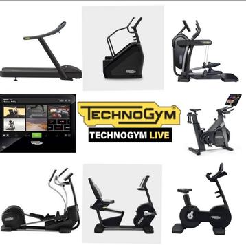 Technogym cardio pack met nieuwste Live Console vario bike