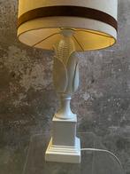 Corn-Cob lamp met porseleinen voet , made in Italy, jaren 70, Huis en Inrichting, Overige materialen, Jaren 70, Gebruikt, Ophalen of Verzenden