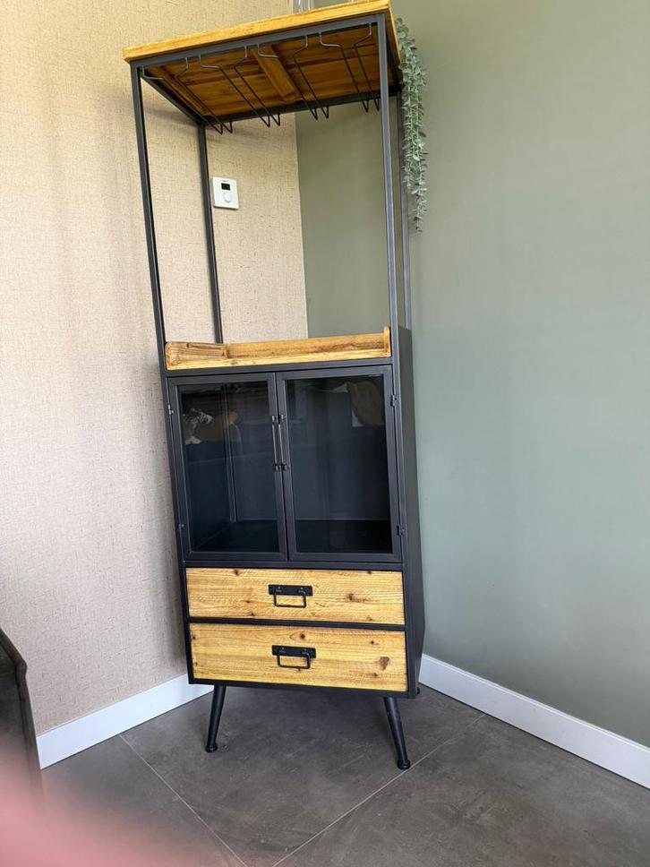 Damian Wijnkast - Stijlvol & Praktisch, Huis en Inrichting, Kasten | Dressoirs, Zo goed als nieuw, 50 tot 100 cm, 25 tot 50 cm