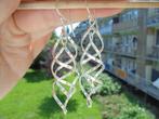 Vanoli Lange 925 zilver oorbellen - Spiraal -, Daiva1973@hotmail.com, Overige materialen, Hangers, Vanoli
