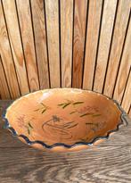 Mooie fruitschaal, zalmroze/peach, aziatisch, Gebruikt, Porselein of Keramiek, -, Rond