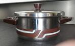 Vintage rvs pan, Ophalen of Verzenden, Gebruikt, Rvs, Kookpan of Snelkookpan