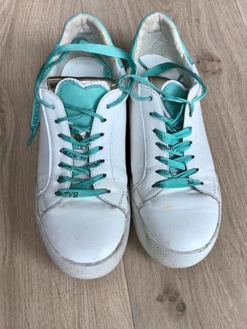 MARQUIIZ Sneakers Maat 36 - Wit/Groen/Zilver beschikbaar voor biedingen