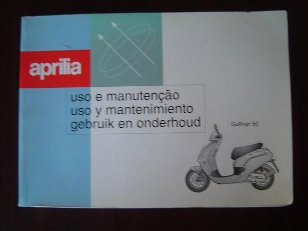 Aprilia Guilliver 50 1996 scooter instructie boekje, Fietsen en Brommers, Handleidingen en Instructieboekjes, Gebruikt, Ophalen of Verzenden
