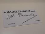 Mercedes benz daimler handtekeningsticker raam 1155840640, Ophalen