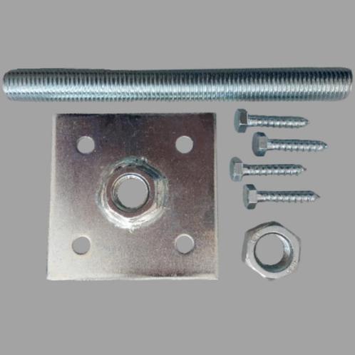 Verstelbare Paalhouder Set Type 2 GV, Doe-het-zelf en Verbouw, IJzerwaren en Bevestigingsmiddelen, Nieuw, Overige typen, Ophalen of Verzenden
