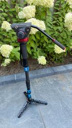 Surui Monopod Statief met Manfrotto Balhoofd, Gebruikt, Eenpoot, Ophalen of Verzenden, 150 tot 175 cm