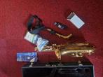 Jupiter Altsaxofoon - complete set, Ophalen, Gebruikt, Alt, Met koffer