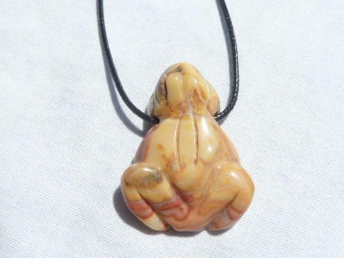 Hanger kikker van Agaat (01), Sieraden, Tassen en Uiterlijk, Edelstenen, Nieuw, Ophalen of Verzenden