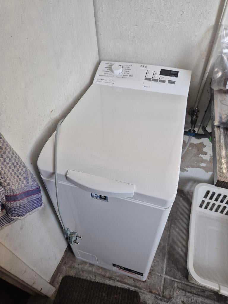 Aeg wasmachine bovenlader tot 6 kilo., Witgoed en Apparatuur, Vriezers en Diepvrieskisten, Ophalen of Verzenden, 90 cm of meer