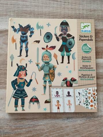 Djeco stickers & paperdolls Knights ridders