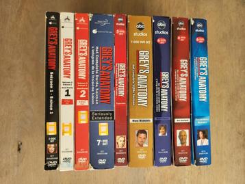 DVD Greys anatomy seiz 1,2,3,4,5,6,7,8 compleet beschikbaar voor biedingen