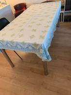Mooi tafelkleed pasteltintenMaten 183 x 135 cm,100% katoen., Ophalen of Verzenden, Nieuw, Rechthoek