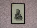 Kinderfoto in lijst met glas, K.Bosker Leeuwarden lijstenmak, Gebruikt, Foto, Ophalen of Verzenden, Voor 1940