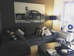 Moderne hoekbank velours 320x180 cm, Huis en Inrichting, Banken | Bankstellen, Ophalen, Gebruikt, 300 cm of meer, 150 cm of meer