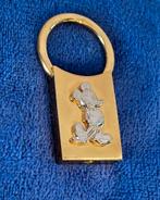 Sleutelhanger goldplated 14k Disney - zilver Mickey Mouse, Ophalen of Verzenden, Nieuw