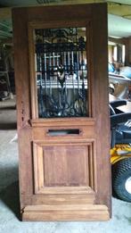 Klassieke hardhouten voordeur, Doe-het-zelf en Verbouw, Deuren en Horren, Ophalen, Gebruikt, 80 tot 100 cm, Buitendeur
