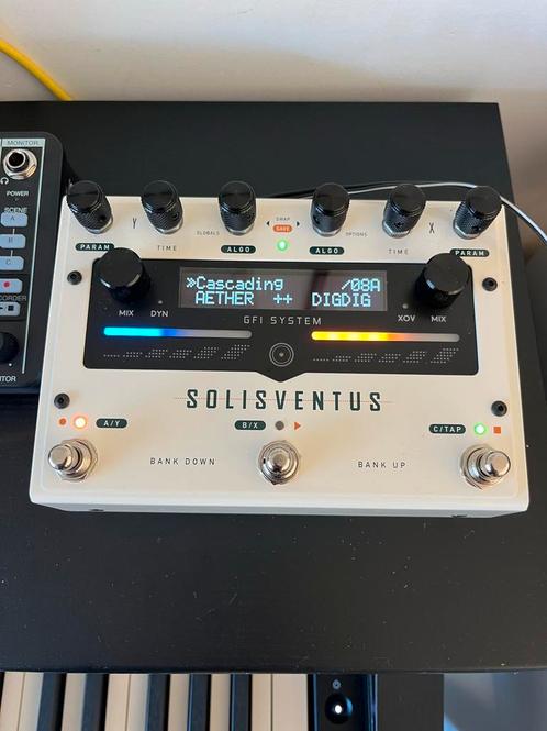 GFI System Solis Ventus dual engine reverb delay, Muziek en Instrumenten, Effecten, Zo goed als nieuw, Reverb, Ophalen of Verzenden