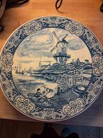 Groot Delfts Blauw bord, Antiek en Kunst, Ophalen of Verzenden