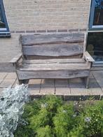 Houten tuin bankje, Tuin en Terras, Ophalen, Zo goed als nieuw, Hout