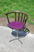 Vintage design stoel, draaistoel spijlenstoel, Huis en Inrichting, Stoelen, Ophalen, Gebruikt, Overige kleuren, Metaal