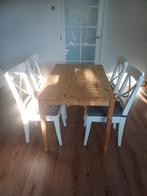 Ikea Ingo / Ingolf set tafel met stoelen en kussens, Ophalen, Zo goed als nieuw